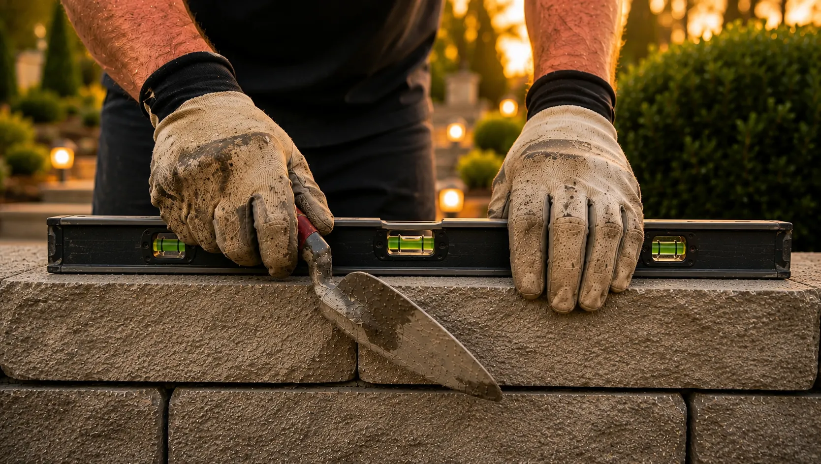 Landscaping Installation finishing touches Landscaping Installation finishing touches