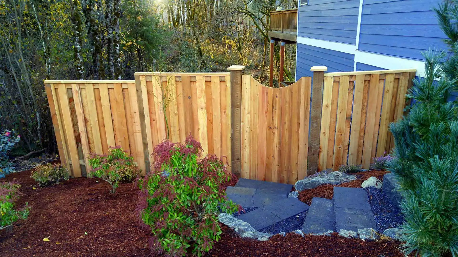 night lighting fence